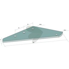 Knife Reinforcement Fits 527527335, 527527013