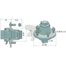 Wheel Hub - 5498893