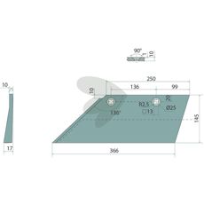 Blade including screw - 3352011