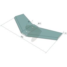 Wing blade Dolomite