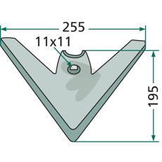 Goosefoot blade Compactor including screw