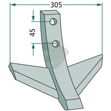 Goosefoot blade A 30