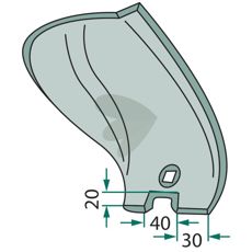 Joint blade left LBR 2