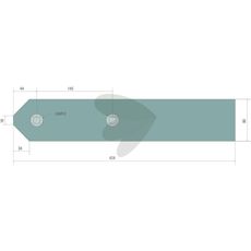 Landside half-long, right and left