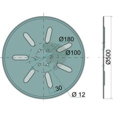 Disc coulter Smooth