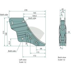 Cutting foot SWS