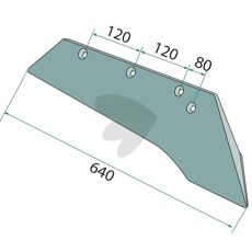 Left coated blade - 27512802