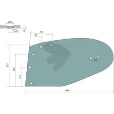 Turning disc left - 27020102