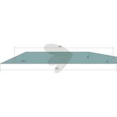 Guide rail furrow plow right, no. 4 - 27310801