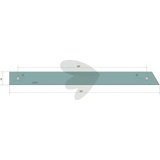 Guide rail furrow plow right, no. 2 - 27311001