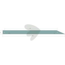 Guide rail furrow plow left, no. 4 - 27311202