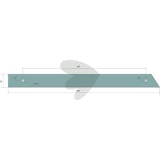 Guide rail furrow plow right, no. 2 - 27380601
