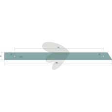 Guide rail furrow plow right, no. 3 - 27380701