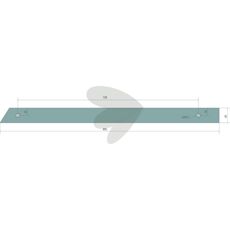 Guide rail furrow plow left, no. 3 - 27380702