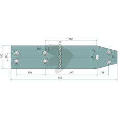 Landside long right and left - 27510305