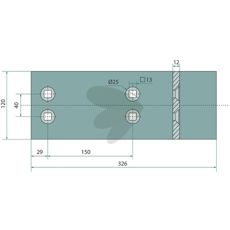 Landside short right and left - 27510306