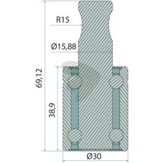 Bearing for pressure roller