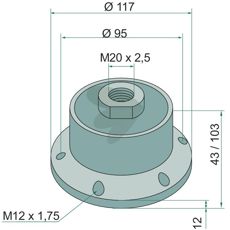 Bearing compl. -23246700