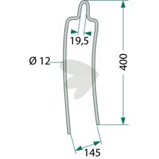 After harrow pin Horsch 23250303