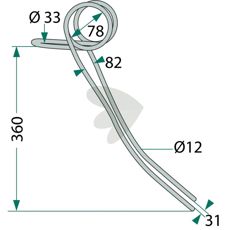 After Harrow Pin Horsch - 34217502