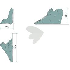 Saddle left - 073412R