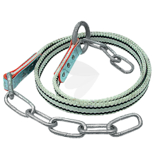 Nylon strap 1950mm with metal eyelets and plastic fittings