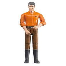 Man, brown jeans 1:16