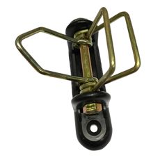 Gate insulator + with locking bracket for electric tape 4 pcs/pack