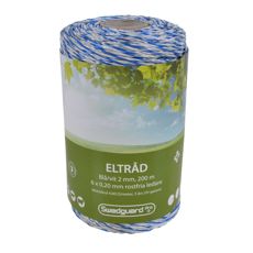 Electric wire + 2 mm white/blue 200 m 6x0.20