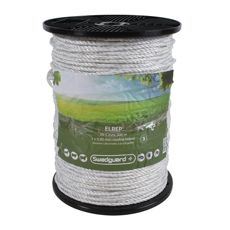 Electric rope + 5 mm white 300 m 3x0.4 coil