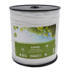 Electric tape + 40 mm white 200 m 8x0.16