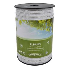 Electric tape + 13 mm white 200 m 5x0.30