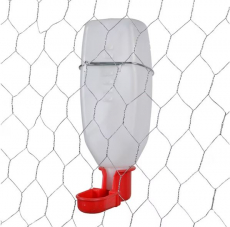 Water dispenser 1l hanging red/white