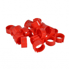 Gaun Hen Rings red 100 pcs/pack