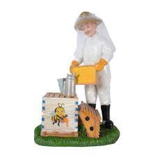 Willab Ornamental figure with Beekeeper and Beehive Frame