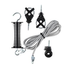 Electric rope gate kit