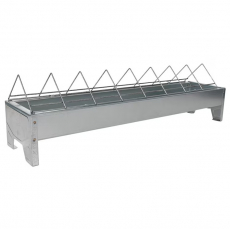 Gaun Feed Trough 50cm Galvanized