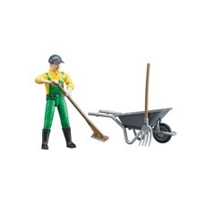 Farmer and accessories 1:16
