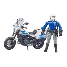 Scrambler Ducati police motorcycle
