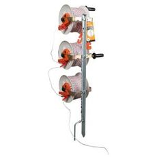 Stand for 3 spools with gear ratio and TurboLine rope