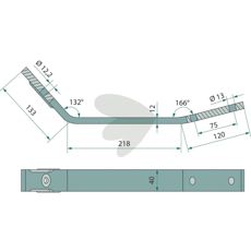 Pivot arm Pttinger - 214700830