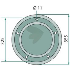 Sliding plate - 348650100