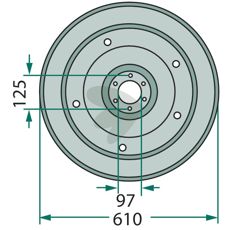 Sliding plate - 640087