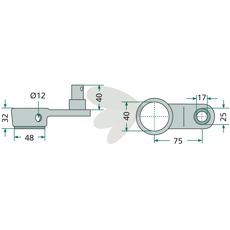 Control lever - 12122