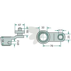 Control lever - 12561