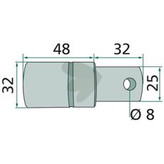 Bearing pin 015154