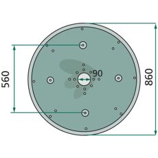 Plate F 190 Bellon