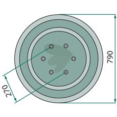 Sliding plate - 300370
