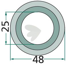 Sealing ring for wheel hub