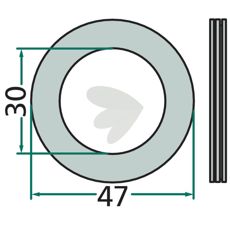 Needle bearing - 2x 06215008 + 1x 01732700